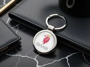 Saab Portachiavi Auto Metallo Robusto per Auto Durevole